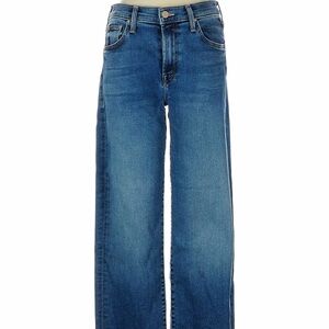 MOTHER The Mid Rise Rambler Zip Ankle Fray jeans